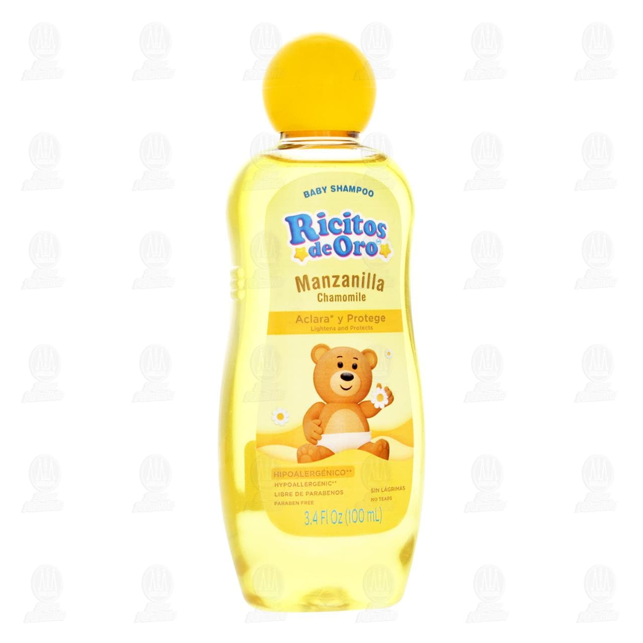 Ricitos de Oro Shampoo Manzanilla Aclara y Protege, 100 ml.