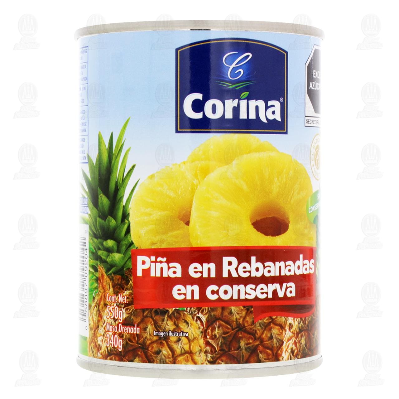 Pi&ntilde;a en Rebanadas Corina en Conserva, 550 gr. image number 0