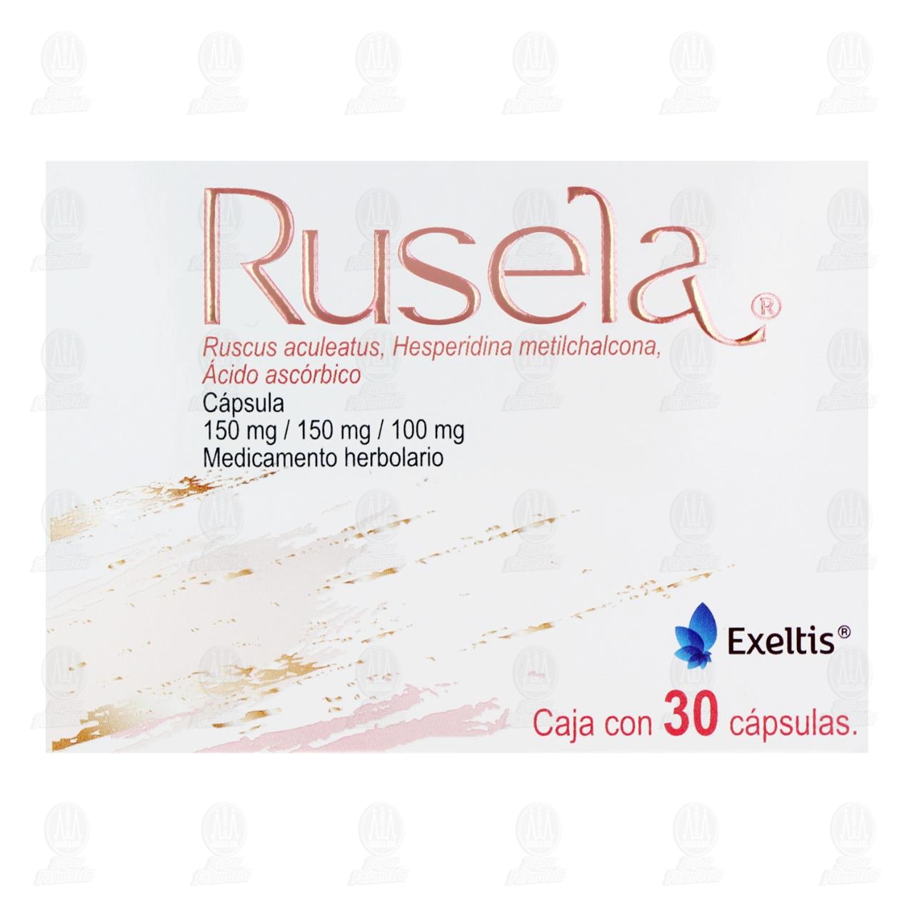 Rusela 150mg/150mg/100mg, 30 C&aacute;psulas. image number 1