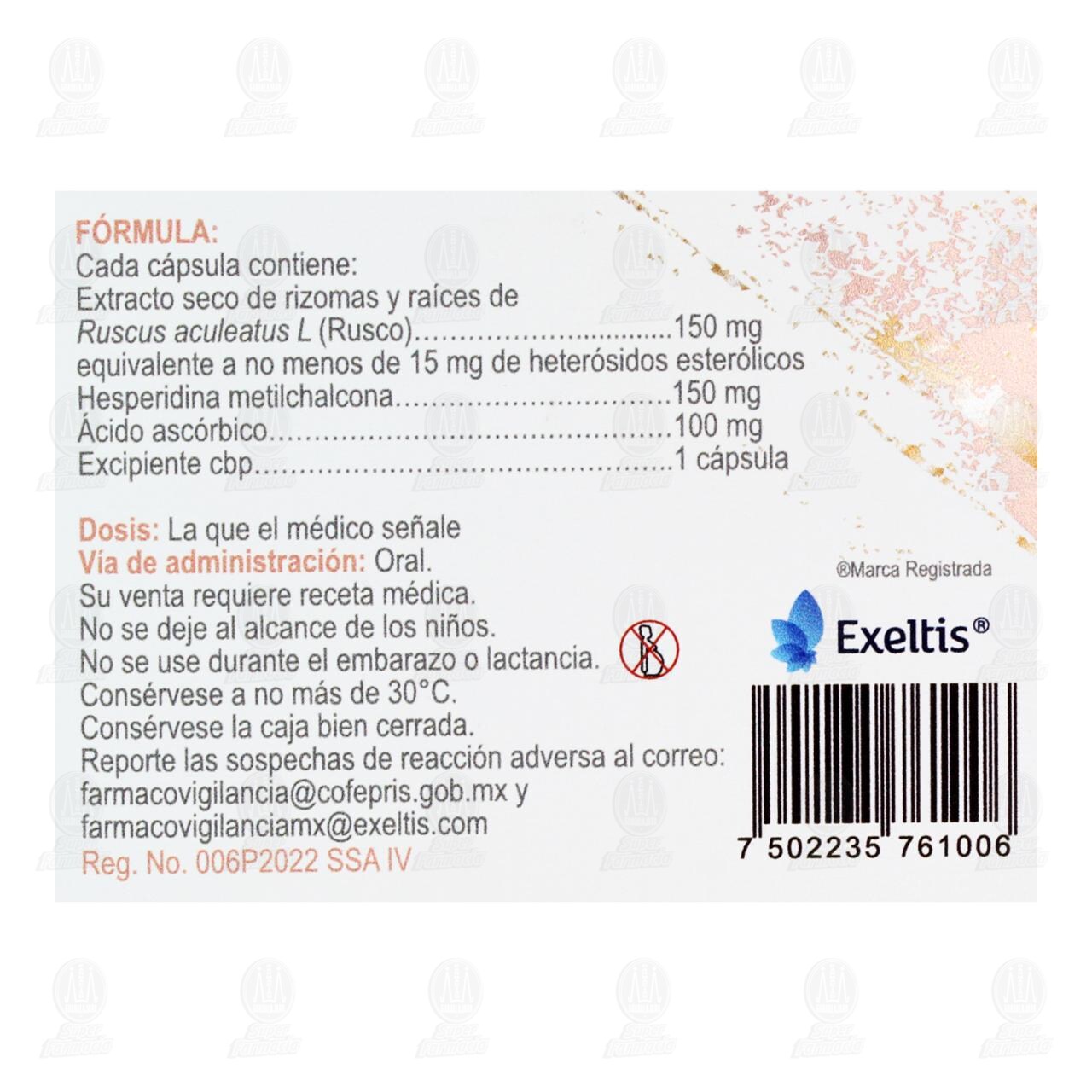 Rusela 150mg/150mg/100mg, 60 C&aacute;psulas. image number 2