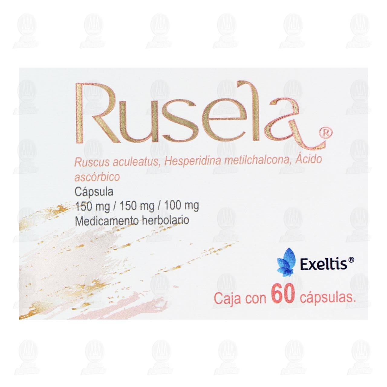 Rusela 150mg/150mg/100mg, 60 C&aacute;psulas. image number 1