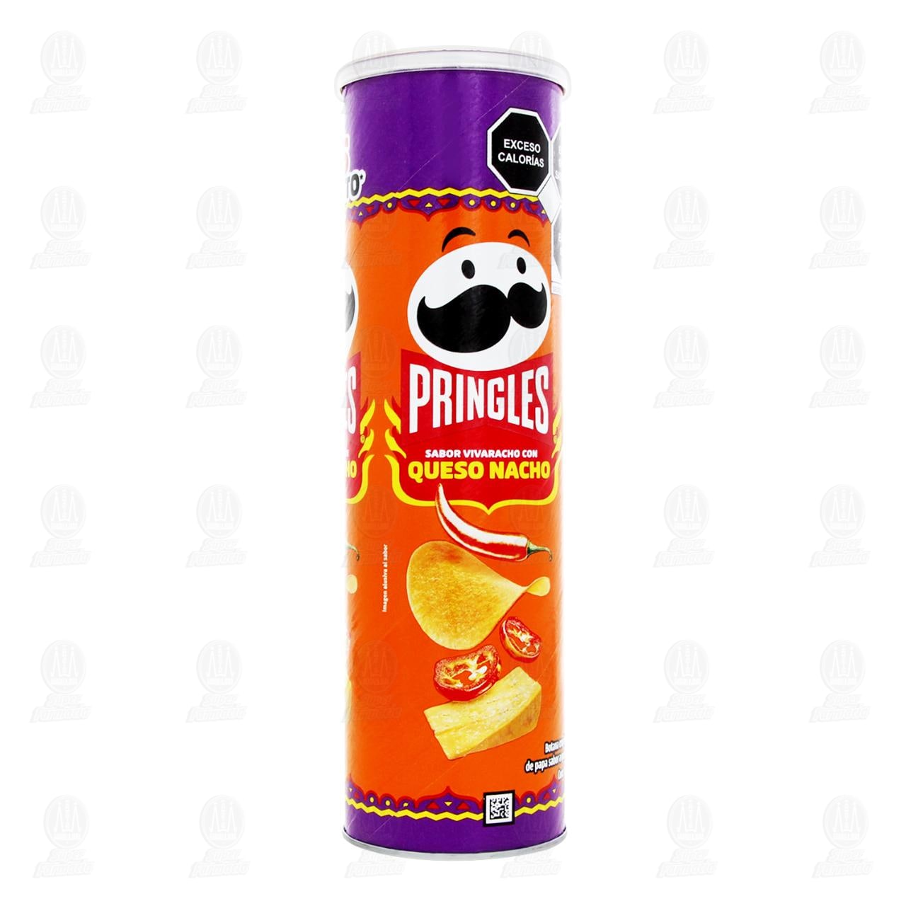 Papas Pringles Queso Nacho, 141 gr.