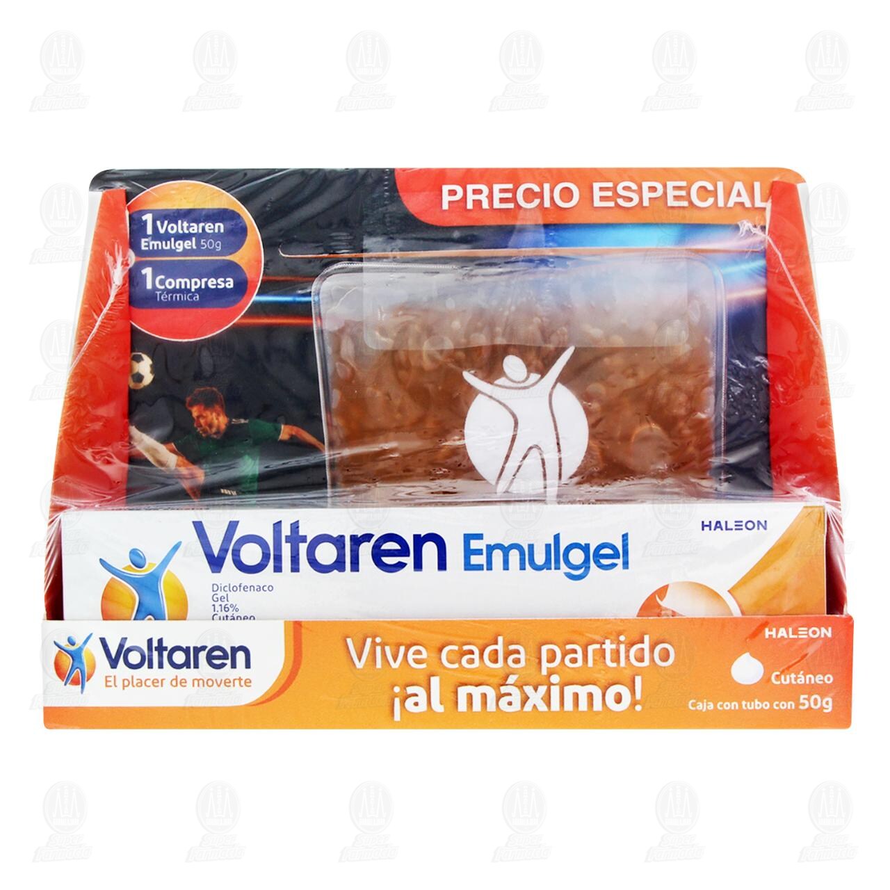 Pack Voltaren Emulgel 1.16% Gel 50 gr + Compresa T&eacute;rmica, 2 pzas. image number 1