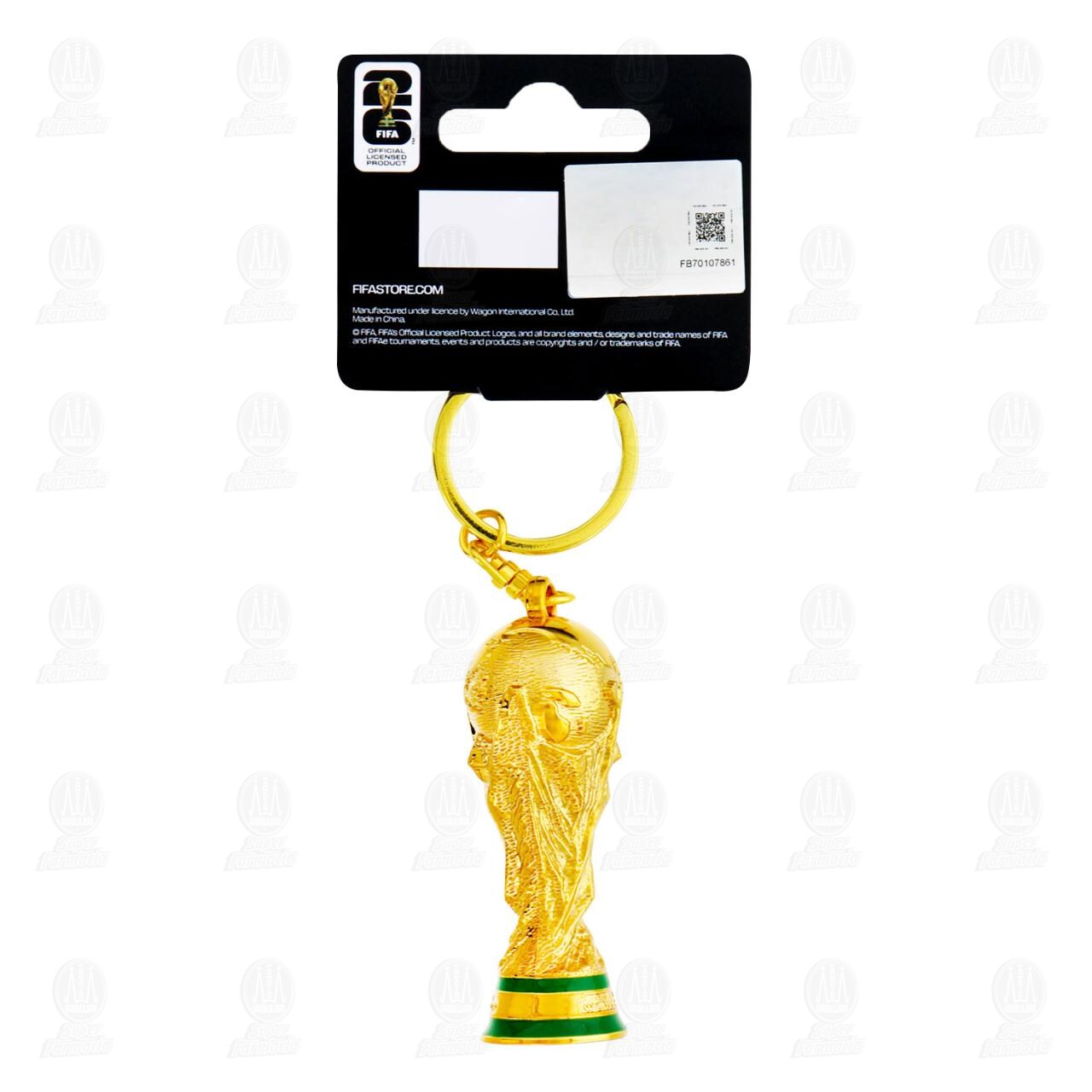 Llavero FIFA World Cup 26 Trofeo Dorado, 1 pz. image number 1
