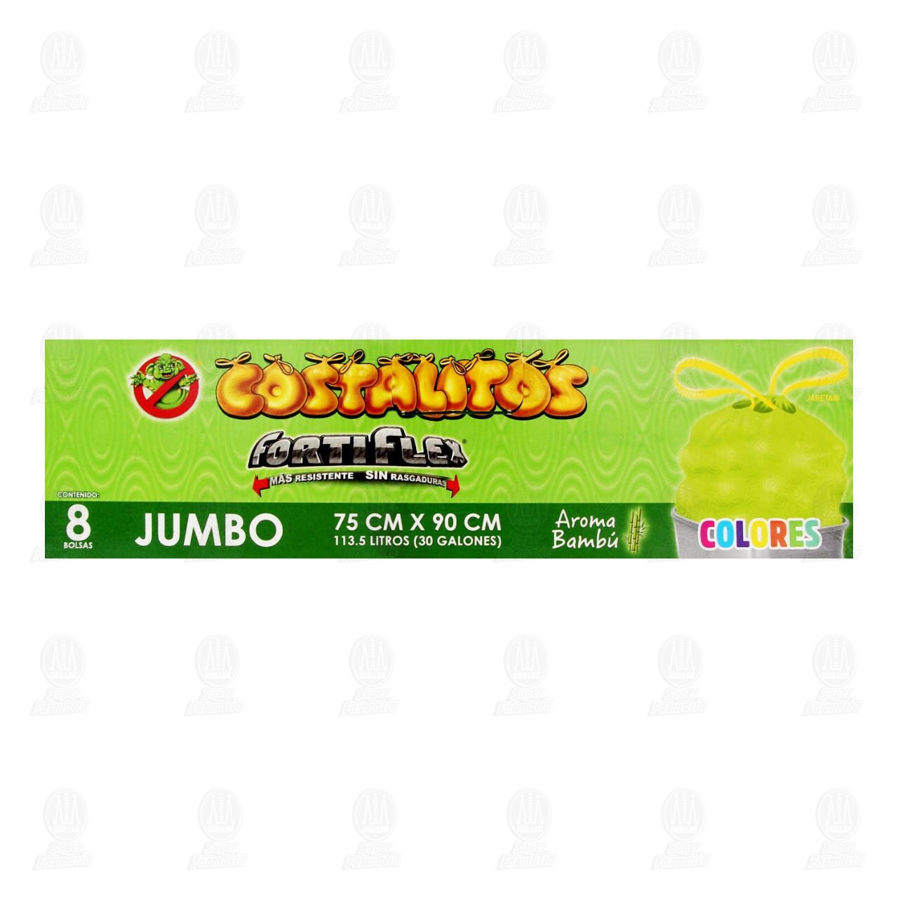 Bolsas Costalitos Fortiflex Jumbo Colores, 8 pzas. image number 1