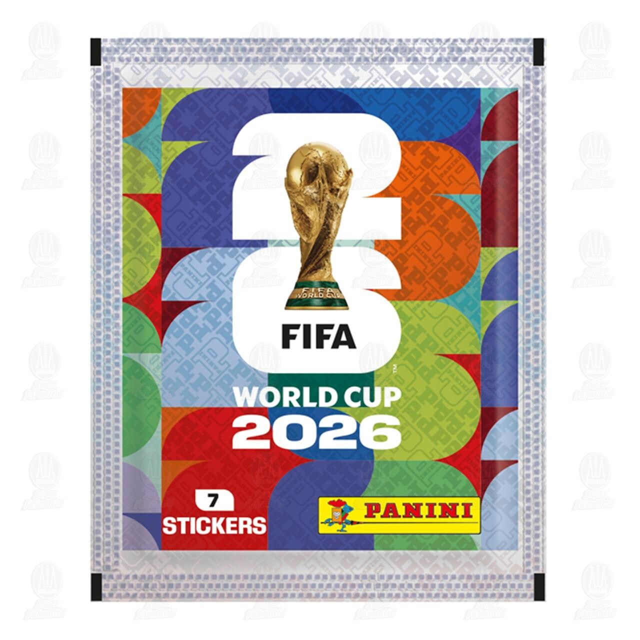 Sobre de Estampas Panini FIFA World Cup 2026, 7 pzas.
