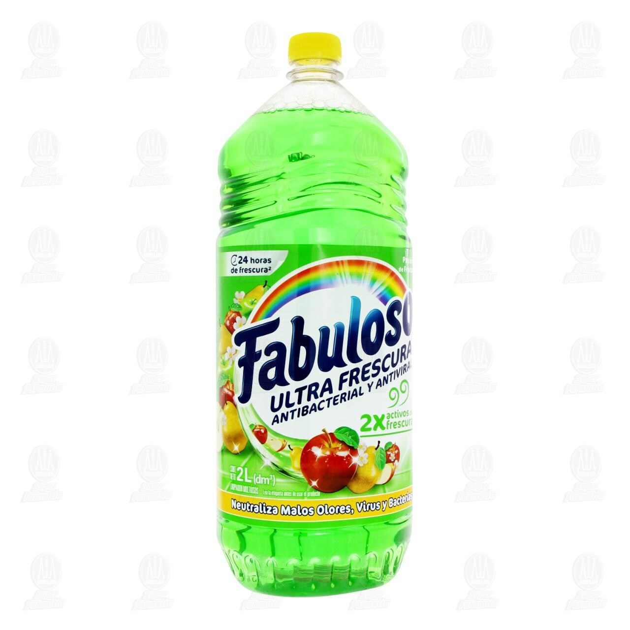Limpiador L&iacute;quido Fabuloso Ultra Frescura Antibacterial y Antiviral Pasi&oacute;n de Frutas, 2 l. image number 0