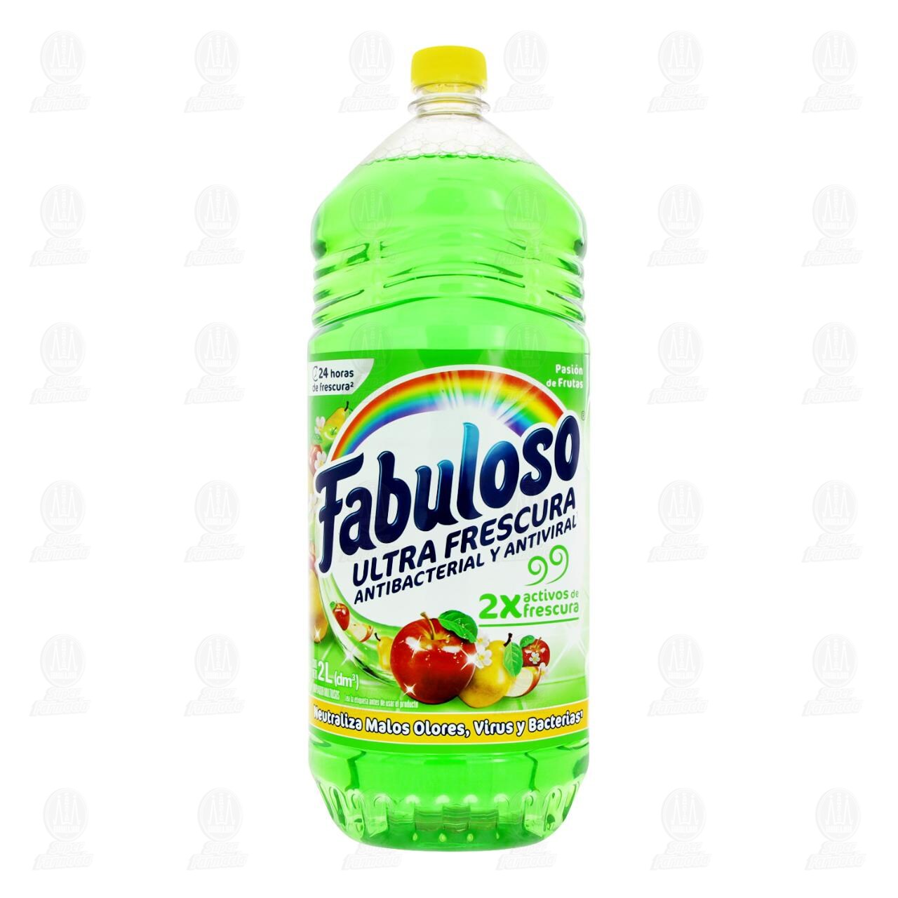 Limpiador L&iacute;quido Fabuloso Ultra Frescura Antibacterial y Antiviral Pasi&oacute;n de Frutas, 2 l. image number 1