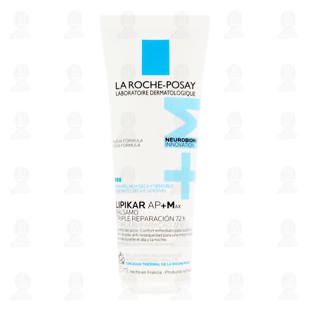 La Roche-Posay Lipikar AP+Max B&aacute;lsamo Triple Reparaci&oacute;n, 75 ml.
