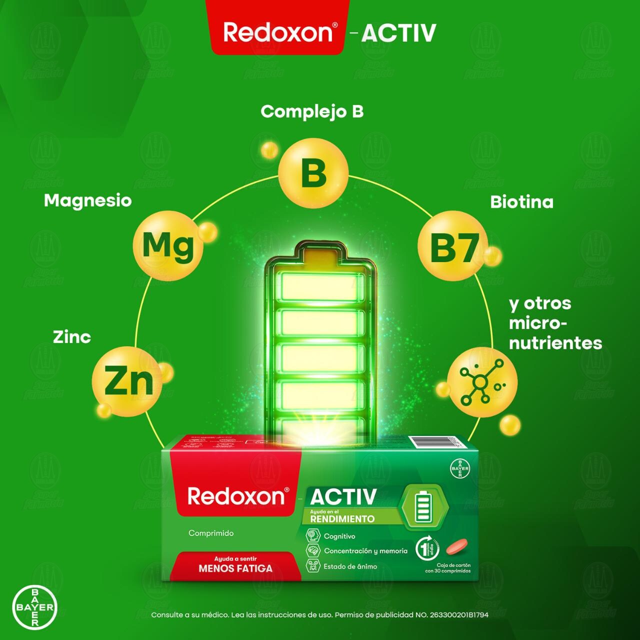 Redoxon Activ, 30 Comprimidos. image number 3