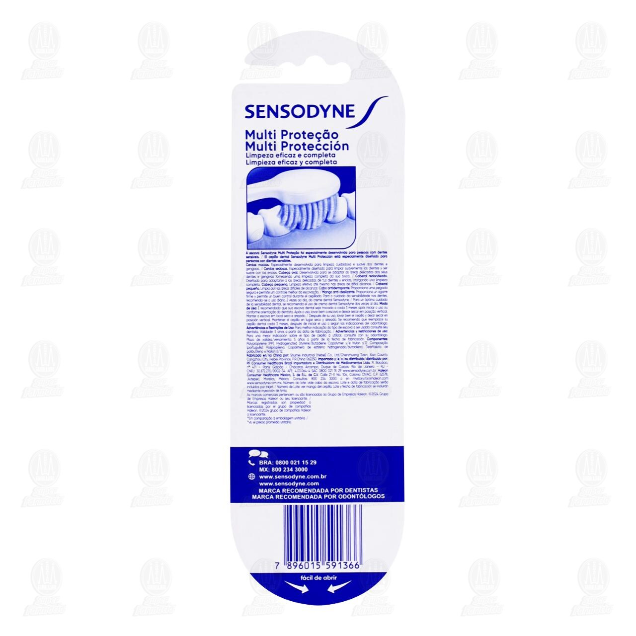 Cepillo Dental Sensodyne Multi Protecci&oacute;n Suave, 2 pzas. image number 1