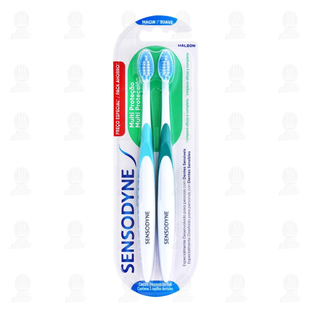 Cepillo Dental Sensodyne Multi Protecci&oacute;n Suave, 2 pzas. image number 0