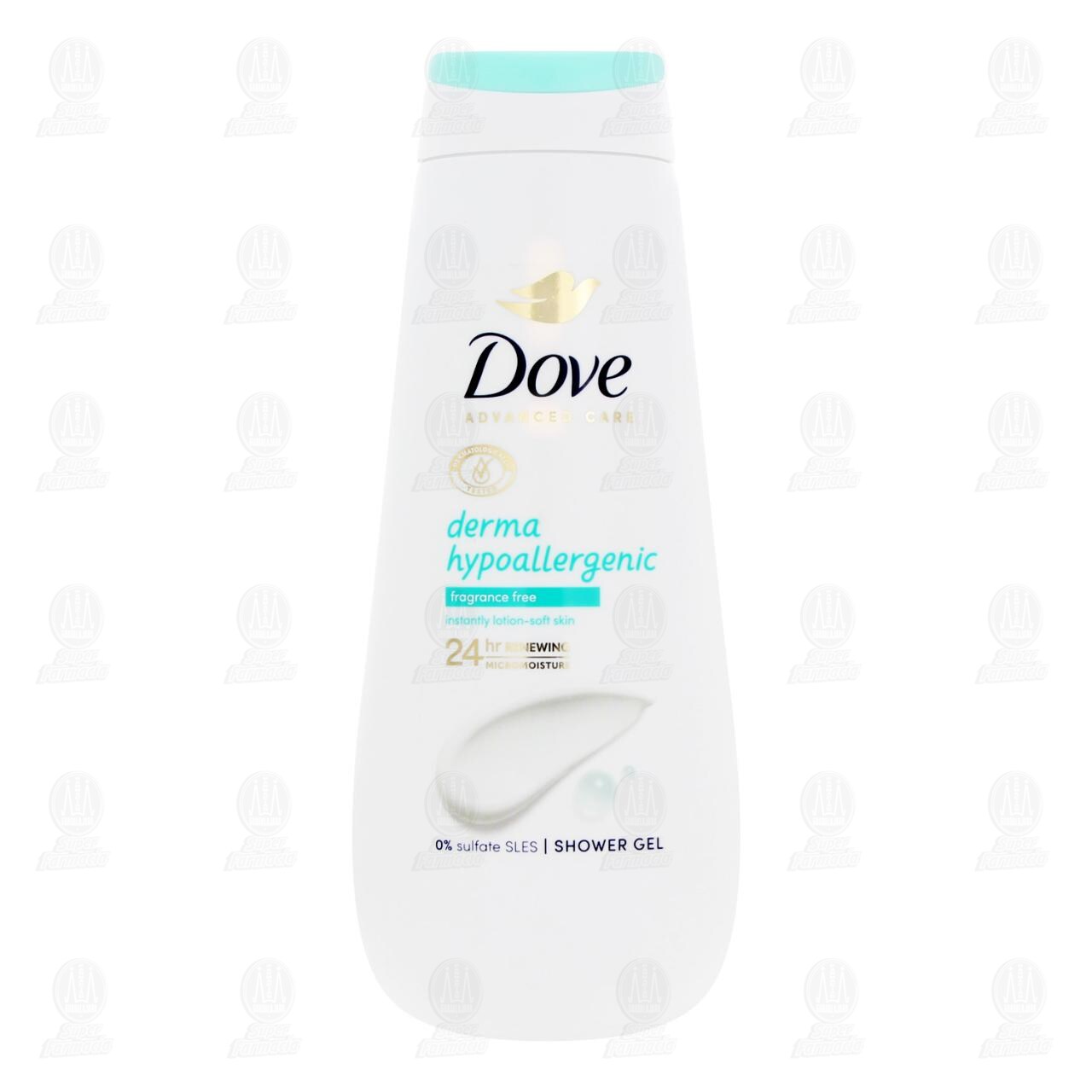 Jab&oacute;n L&iacute;quido Corporal Dove Advanced Care Derma Hypoallergenic, 400 ml. image number 1