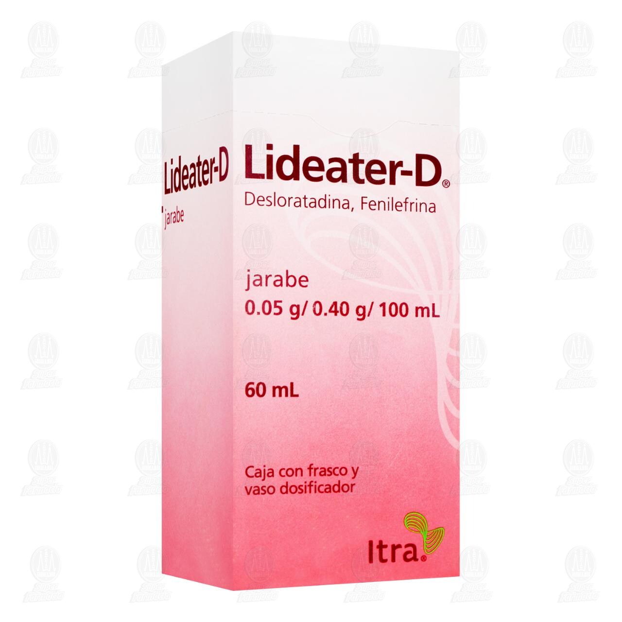 Lideater-D Jarabe 0.05gr/0.40gr/100ml, 60 ml. image number 0