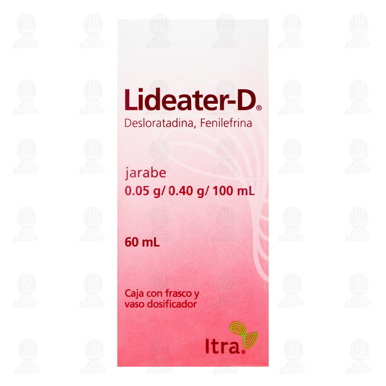 Lideater-D Jarabe 0.05gr/0.40gr/100ml, 60 ml. image number 1