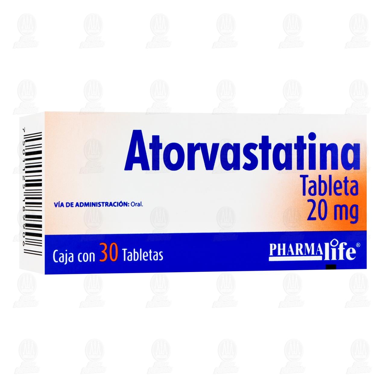 Atorvastatina 20 mg, 30 Tabletas Pharmalife. image number 0
