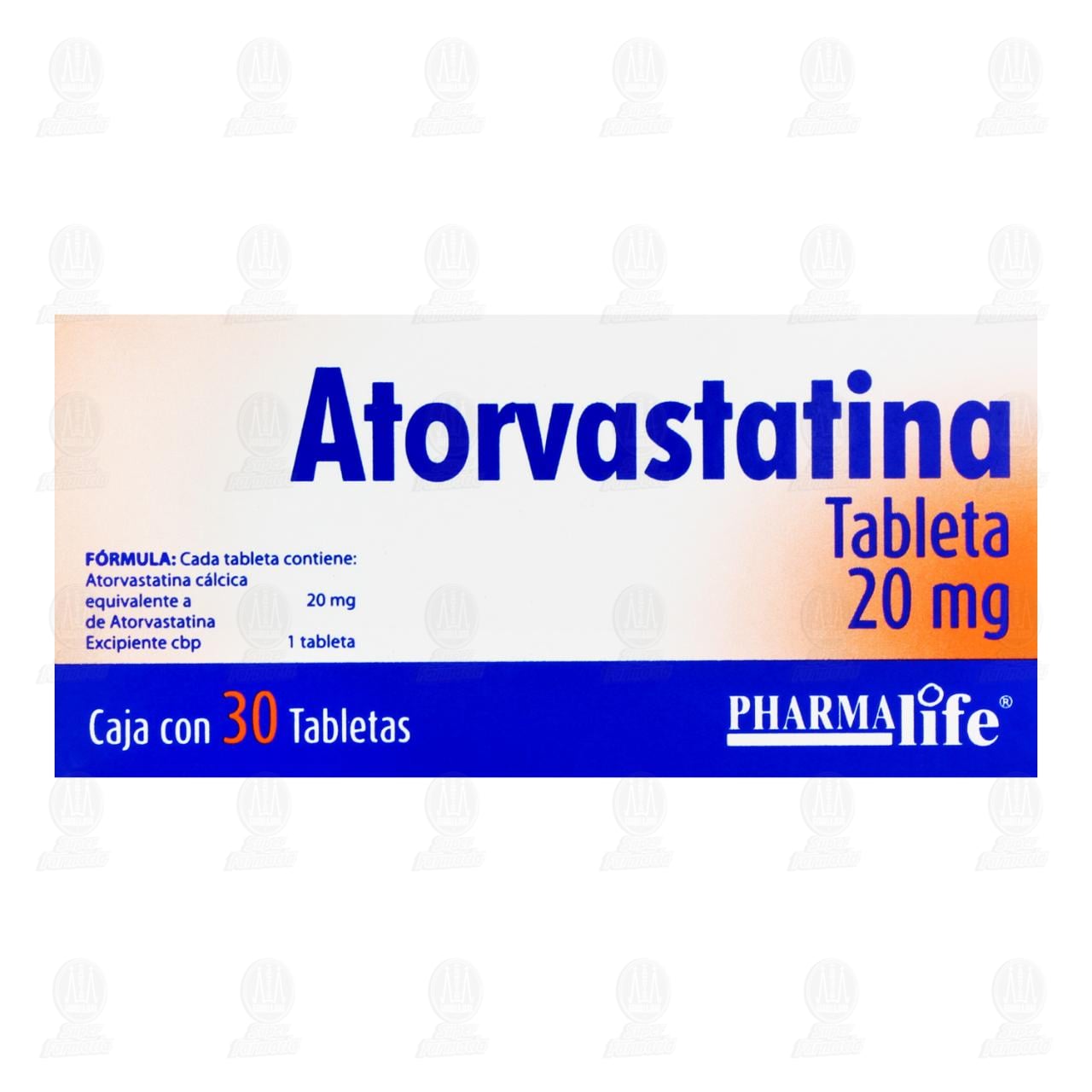 Atorvastatina 20 mg, 30 Tabletas Pharmalife. image number 2