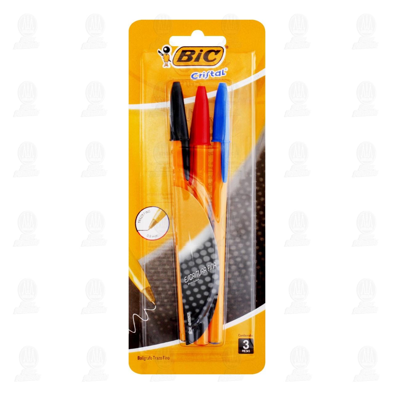 Bol&iacute;grafo Bic Cristal Escritura Fina, 3 pzas.