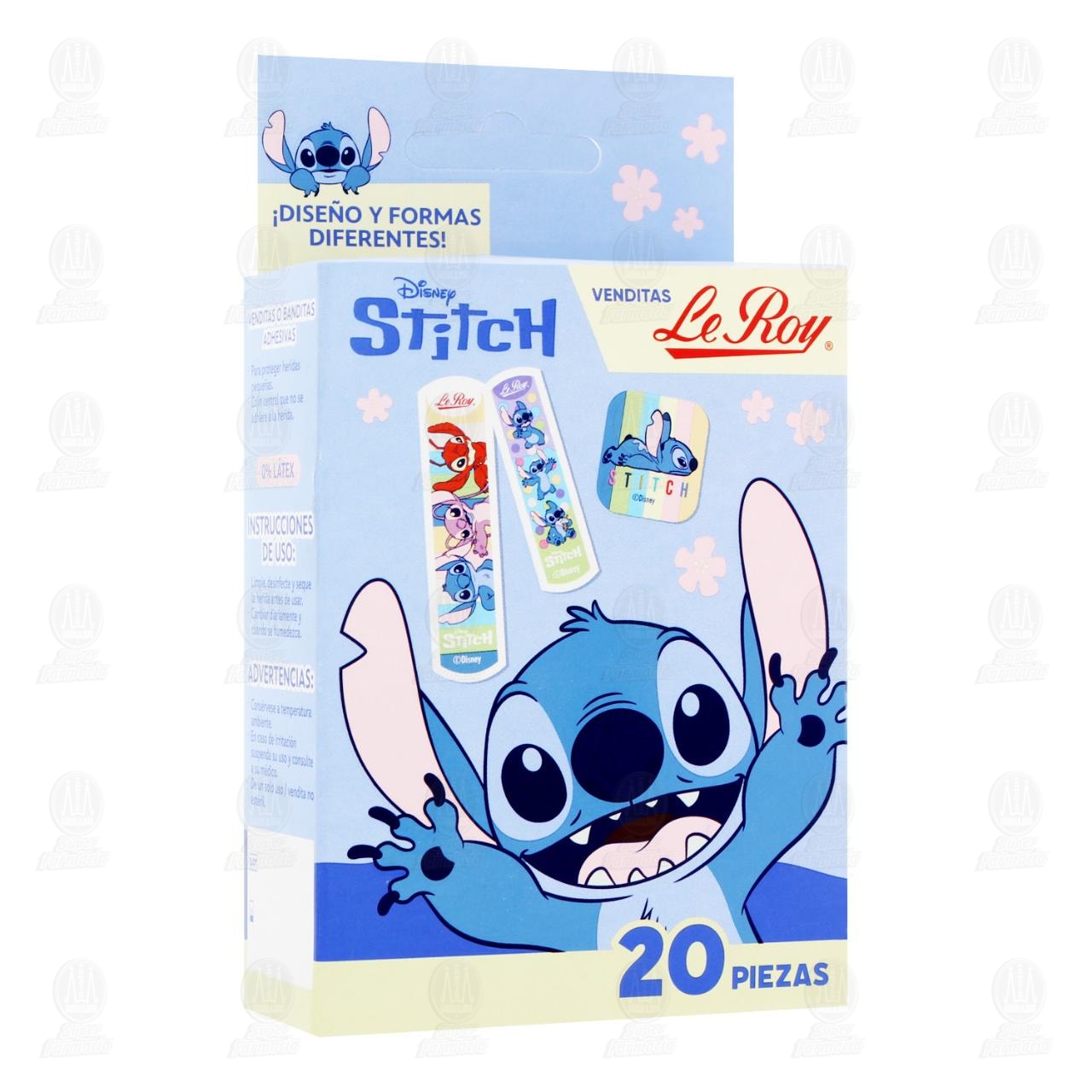 Venditas Le Roy Disney Stitch con Dise&ntilde;os y Formas Diferentes, 20 pzas. image number 0
