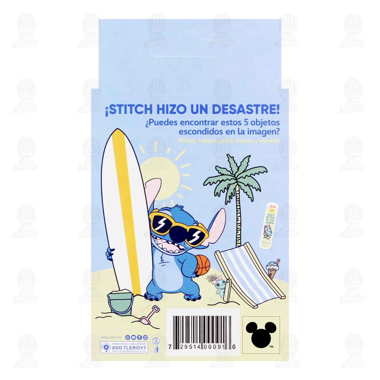 Venditas Le Roy Disney Stitch con Dise&ntilde;os y Formas Diferentes, 20 pzas. image number 2