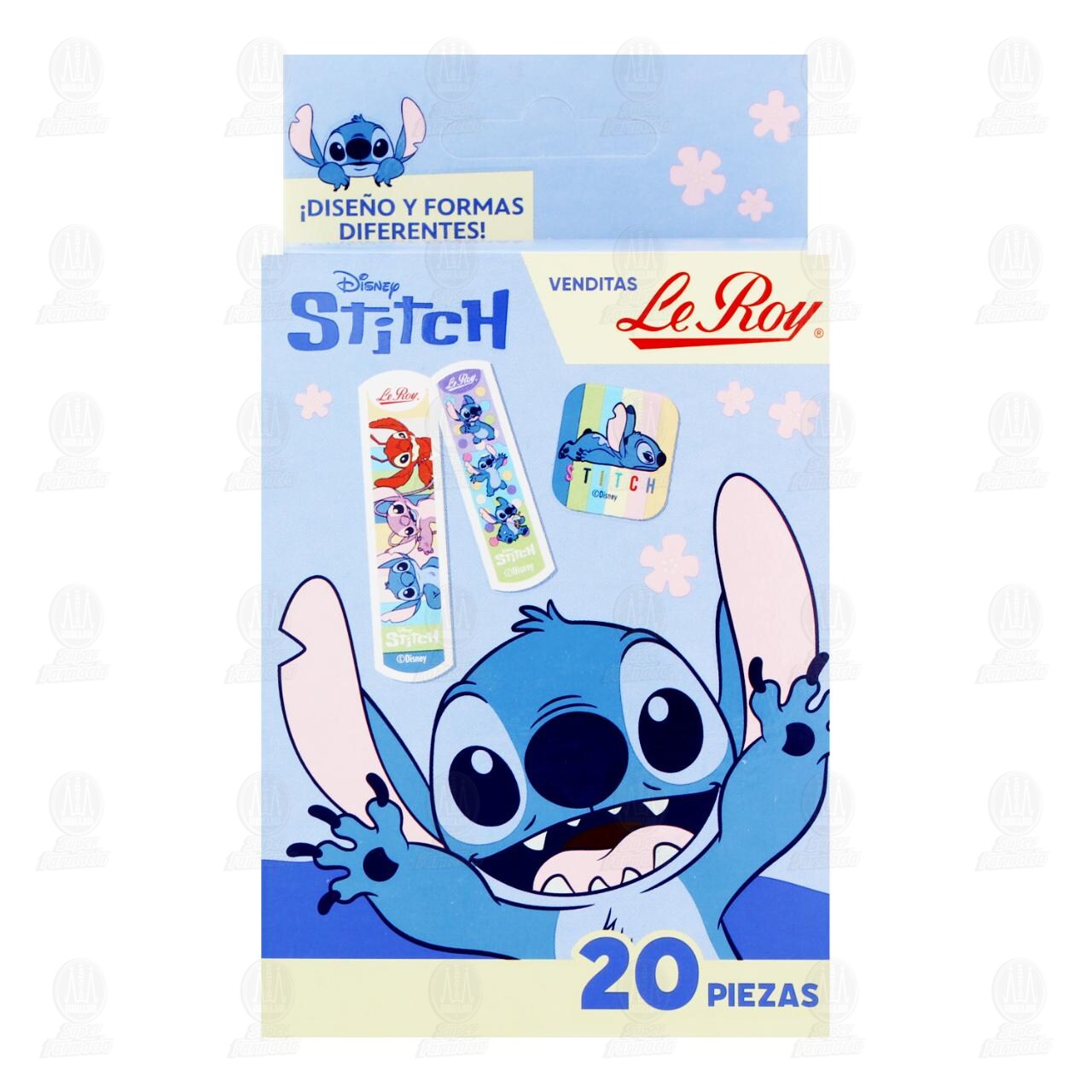 Venditas Le Roy Disney Stitch con Dise&ntilde;os y Formas Diferentes, 20 pzas. image number 1