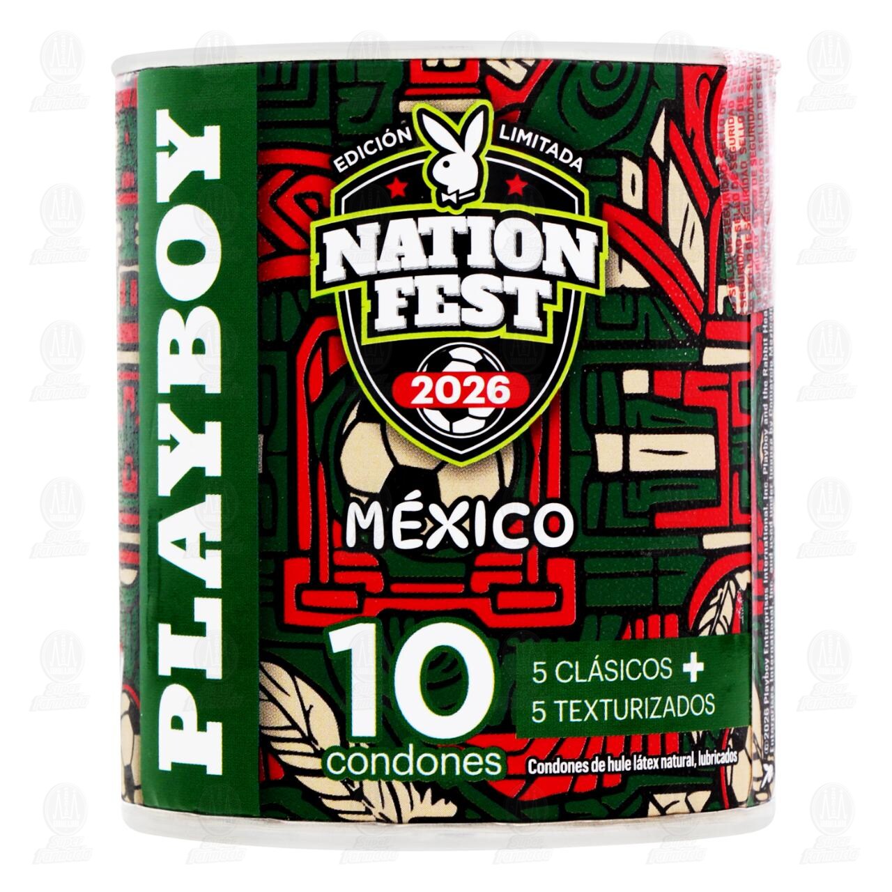 Condones Playboy Nation Fest Edici&oacute;n Limitada Varios Modelos, 10 pzas. image number 1