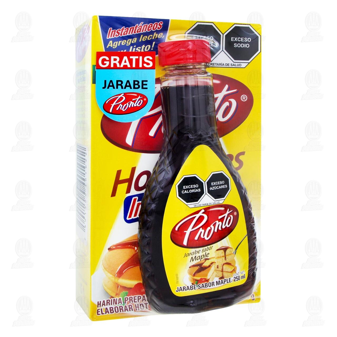 Pack Harina Pronto para Hot Cakes 800 gr + Gratis Jarabe Sabor Maple 250 ml, 2 pzas. image number 0