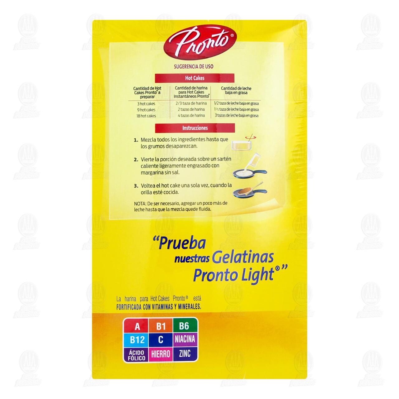 Pack Harina Pronto para Hot Cakes 800 gr + Gratis Jarabe Sabor Maple 250 ml, 2 pzas. image number 2