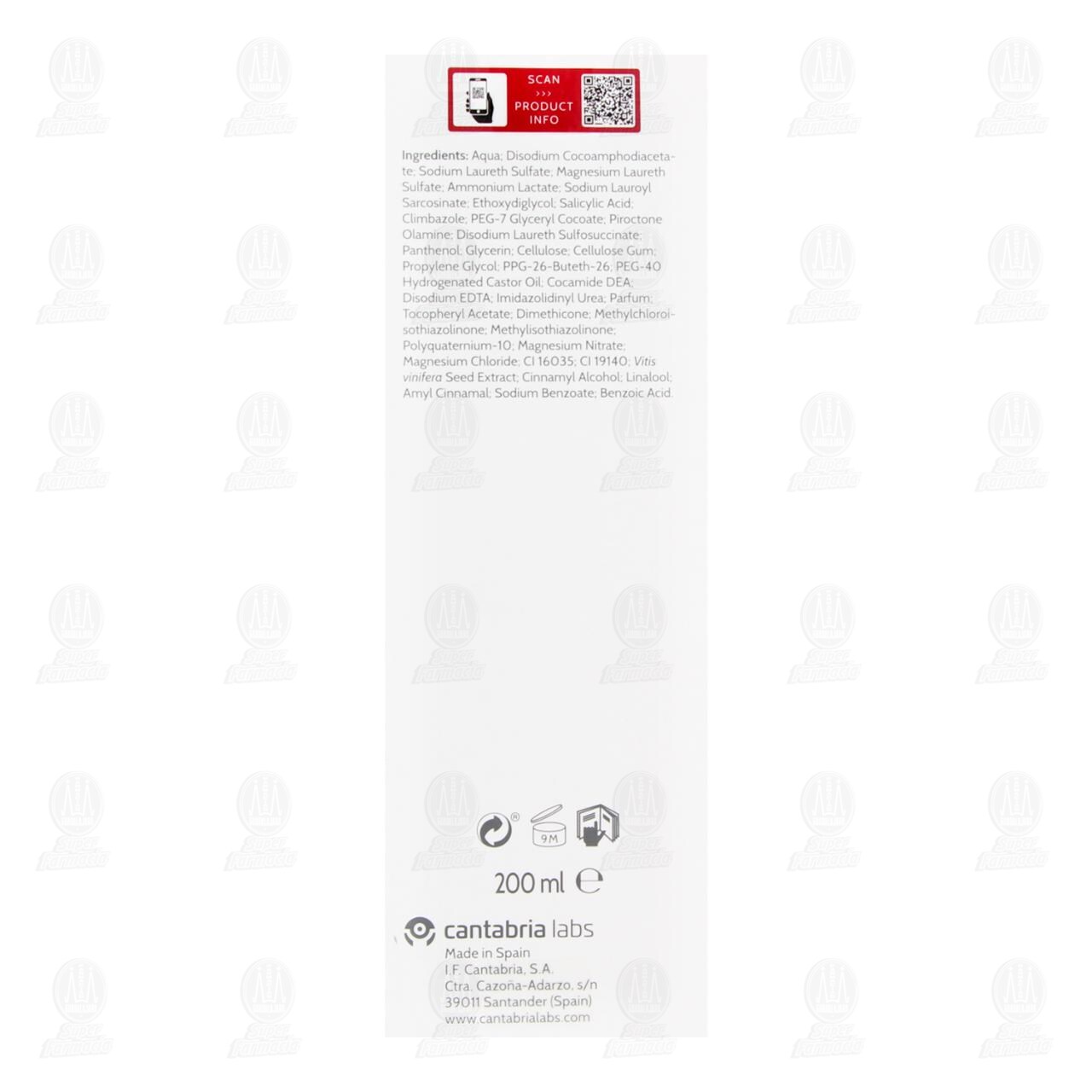 Iraltone SD Shampoo Cantabria Labs, 200 ml. image number 2