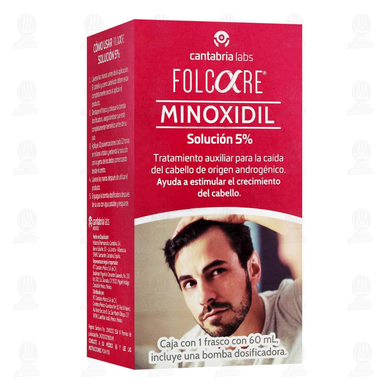 Folcare Cantabria Labs Soluci&oacute;n 5%, 60 ml. image number 0