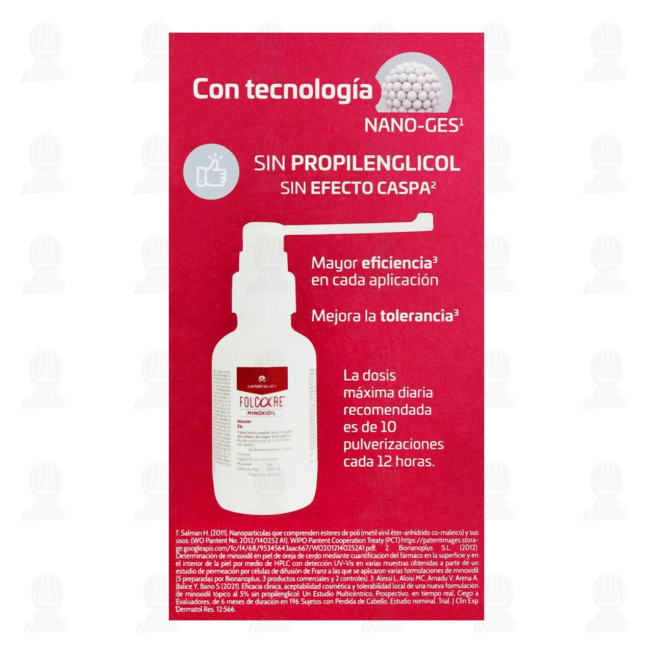 Folcare Cantabria Labs Soluci&oacute;n 5%, 60 ml. image number 2