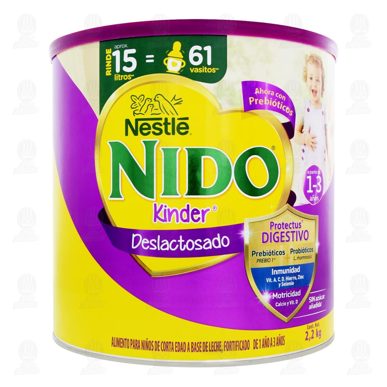 Alimento para Ni&ntilde;os Nido Kinder Deslactosado, 2.2 kg. image number 1