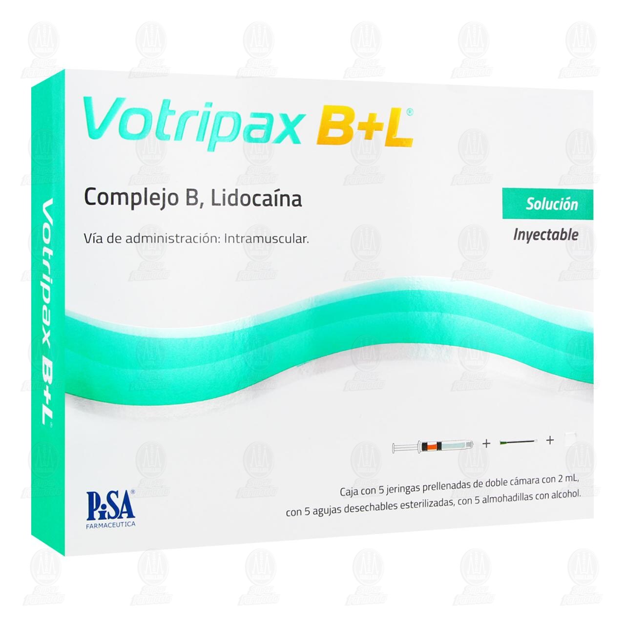 Votripax B+L Soluci&oacute;n Inyectable, 5 Jeringas Prellenadas de Doble C&aacute;mara con 2 ml. image number 0