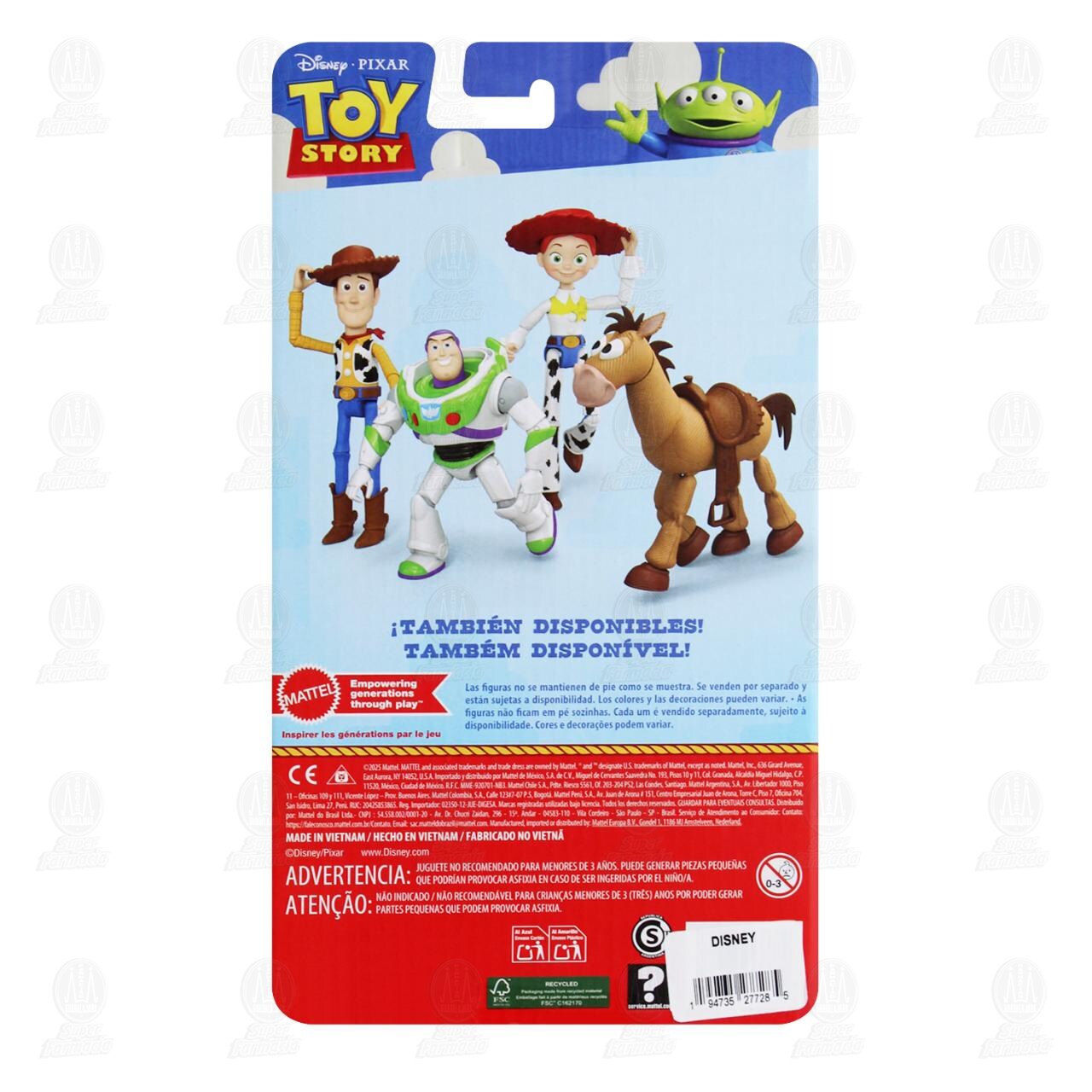 Juguete Disney Pixar Toy Story Diferentes Personajes, 1 pz. image number 1