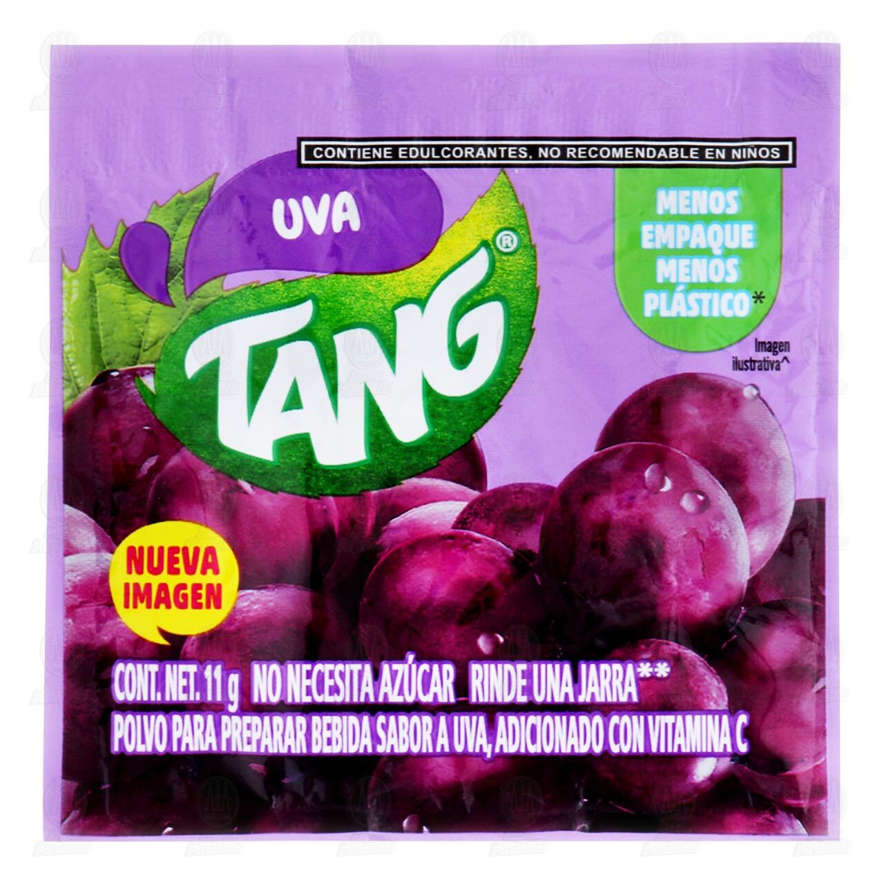 Bebida en Polvo Tang Sabor Uva, 11 gr.
