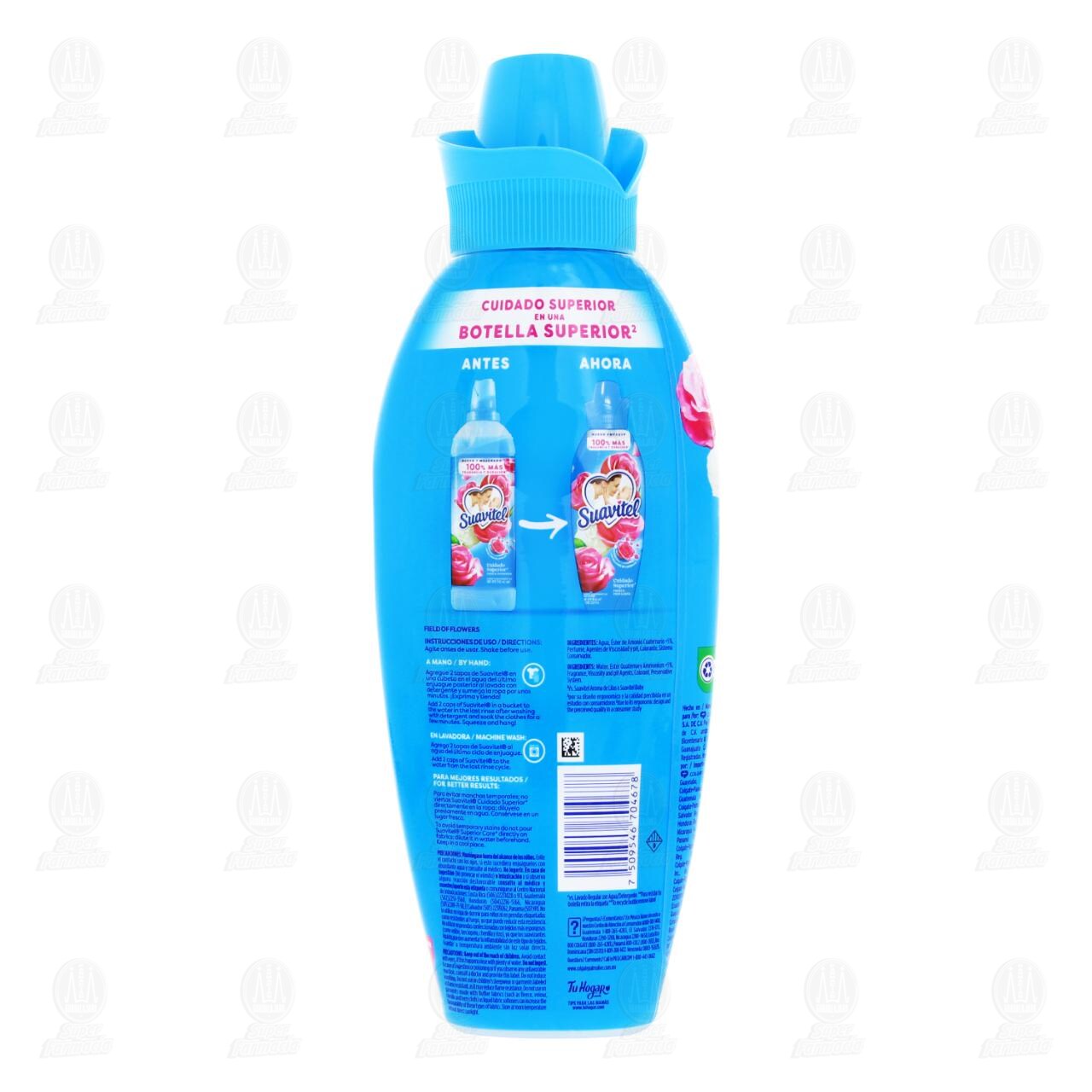 Suavizante de Telas Suavitel Cuidado Superior Fresca Primavera, 700 ml. image number 2