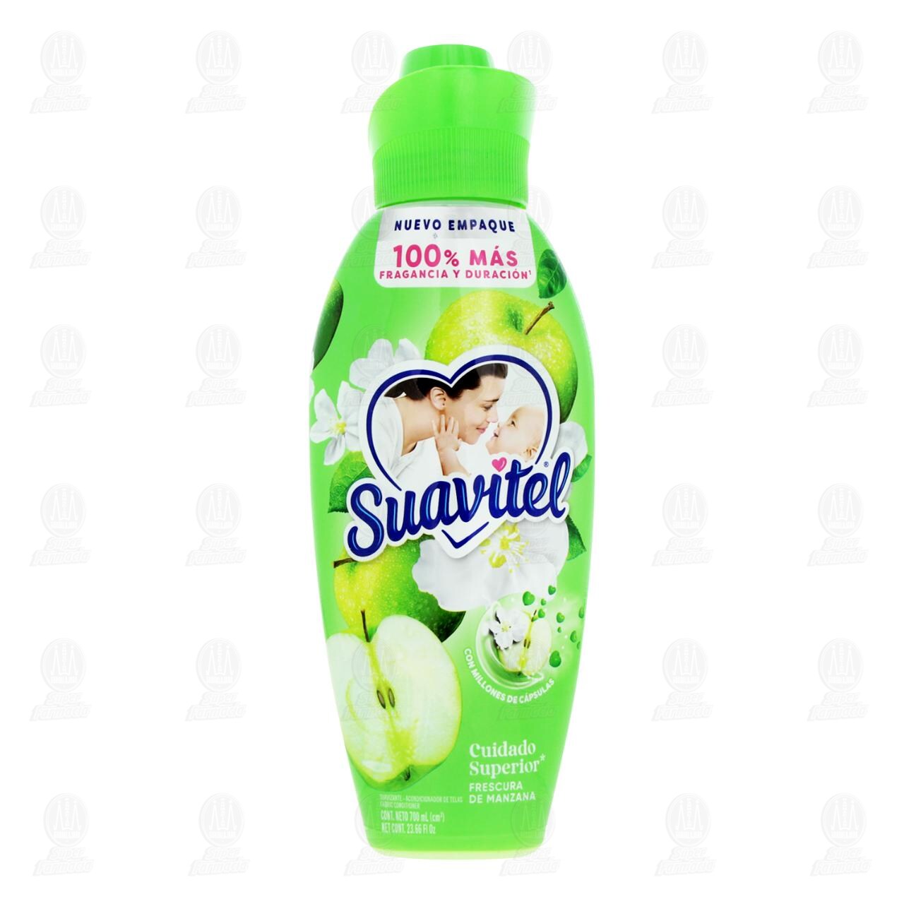 Suavizante de Telas Suavitel Cuidado Superior Frescura de Manzana, 700 ml. image number 1