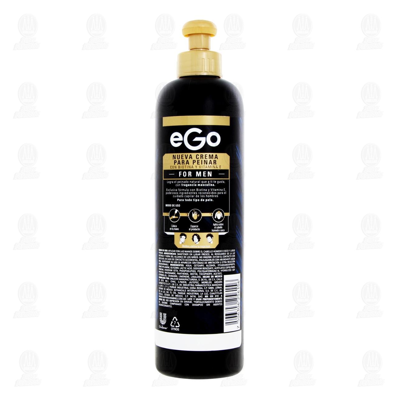 Crema para Peinar Ego For Men Definici&oacute;n Duradera con Fragancia Masculina, 300 ml. image number 2