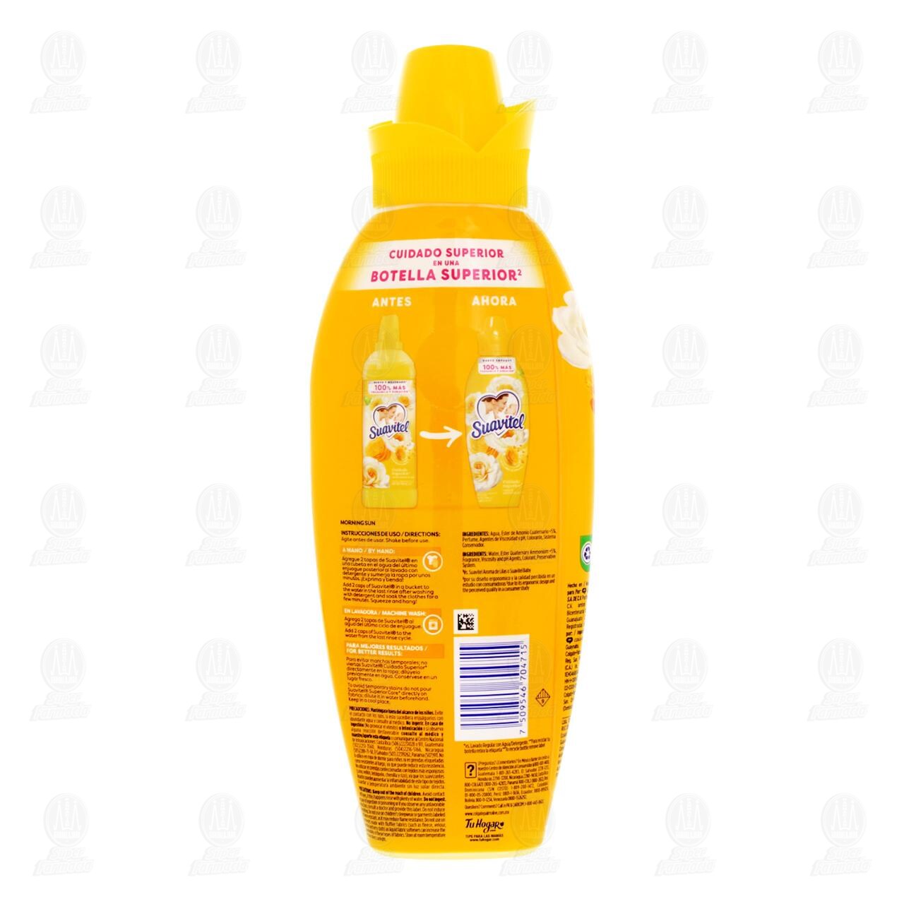 Suavizante de Telas Suavitel Cuidado Superior Fresco Aroma de Sol, 700 ml. image number 2