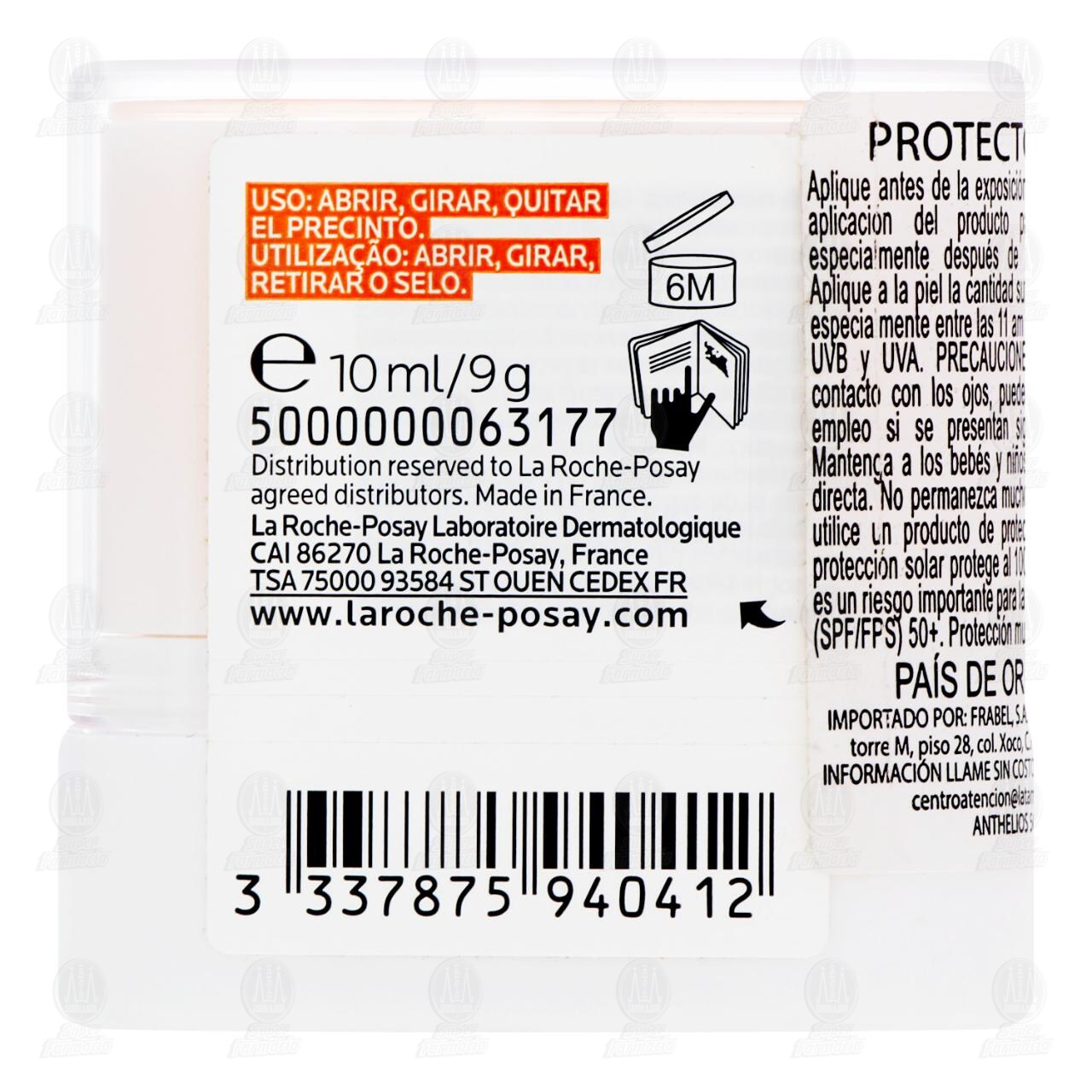 La Roche Posay Anthelios UVAir Vitamin Sun Stick FPS 50+, 10 ml. image number 2