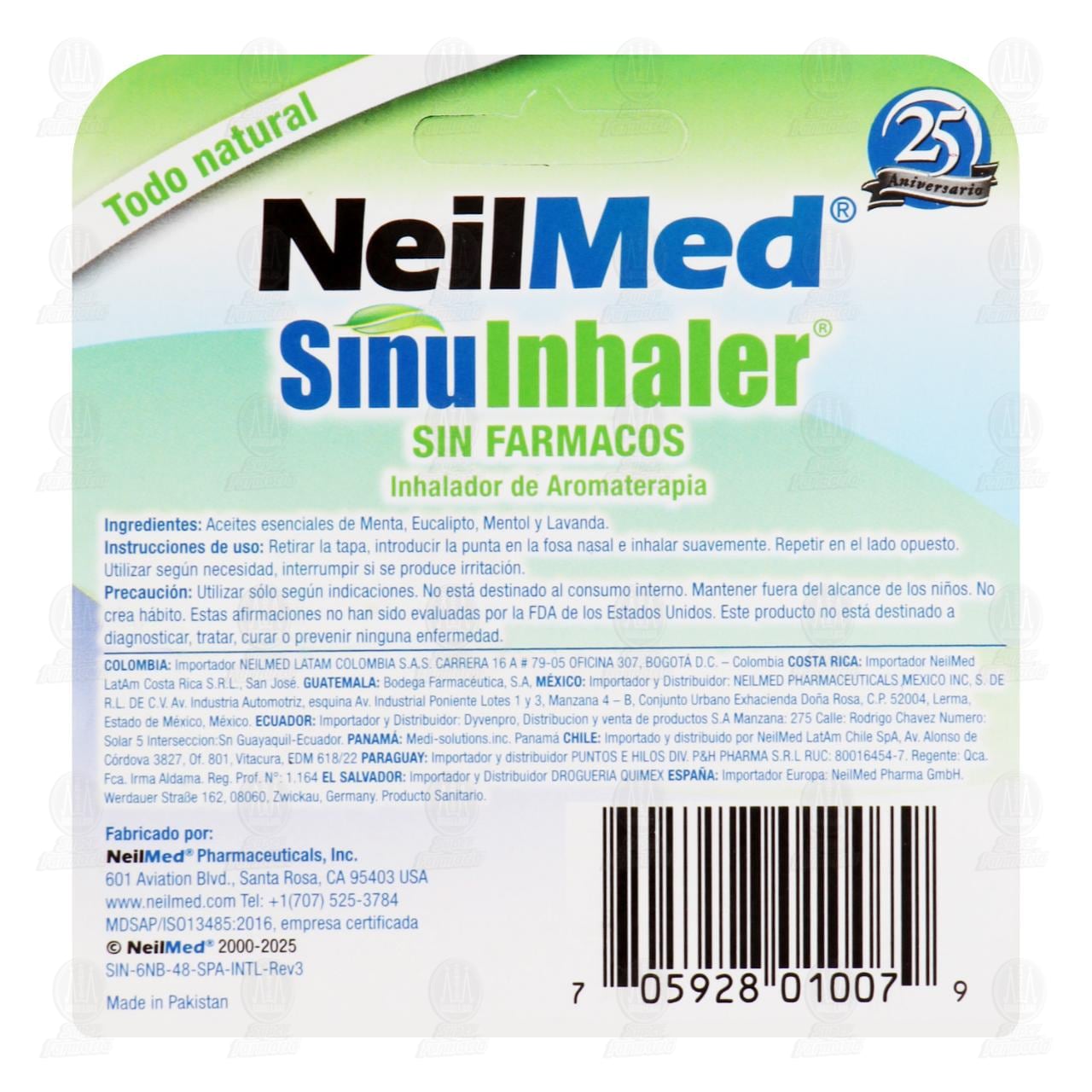 Neimeld Inhalador de Aromaterapia, 1.3 gr. image number 1
