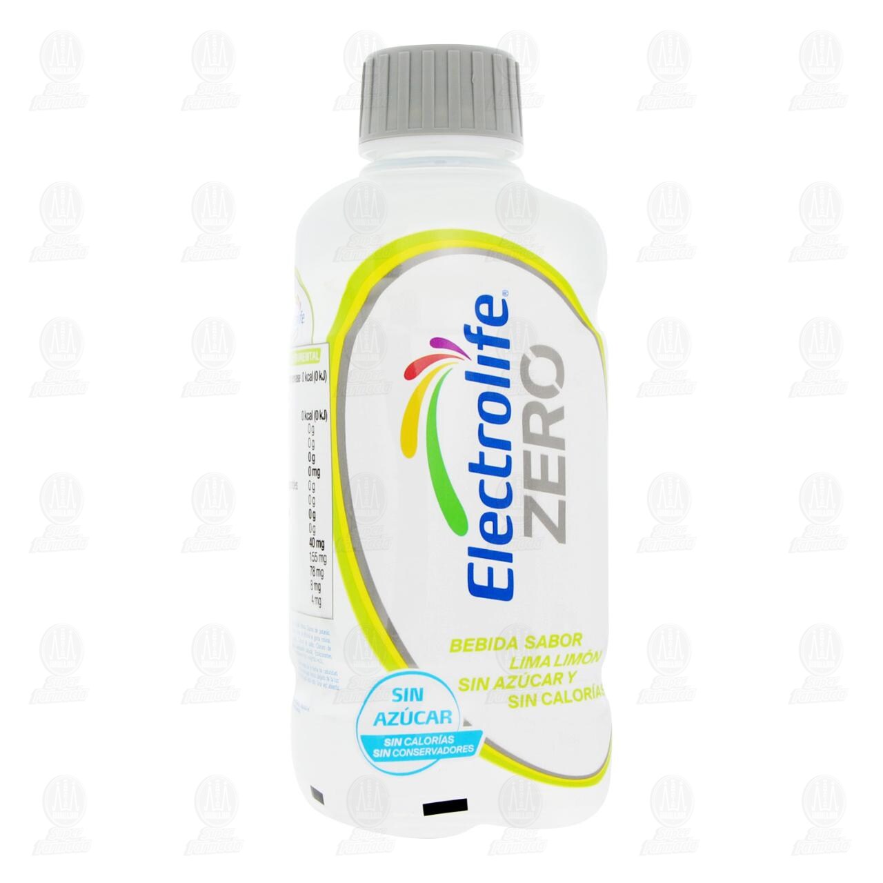 Bebida Hidratante Electrolife Zero Sabor Lima Lim&oacute;n, 625 ml. image number 0