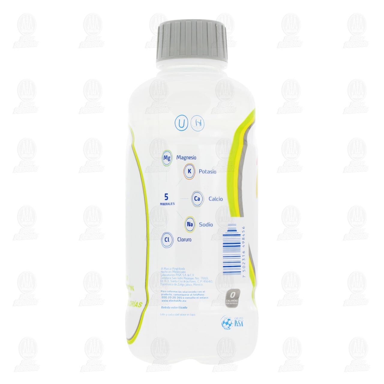 Bebida Hidratante Electrolife Zero Sabor Lima Lim&oacute;n, 625 ml. image number 2