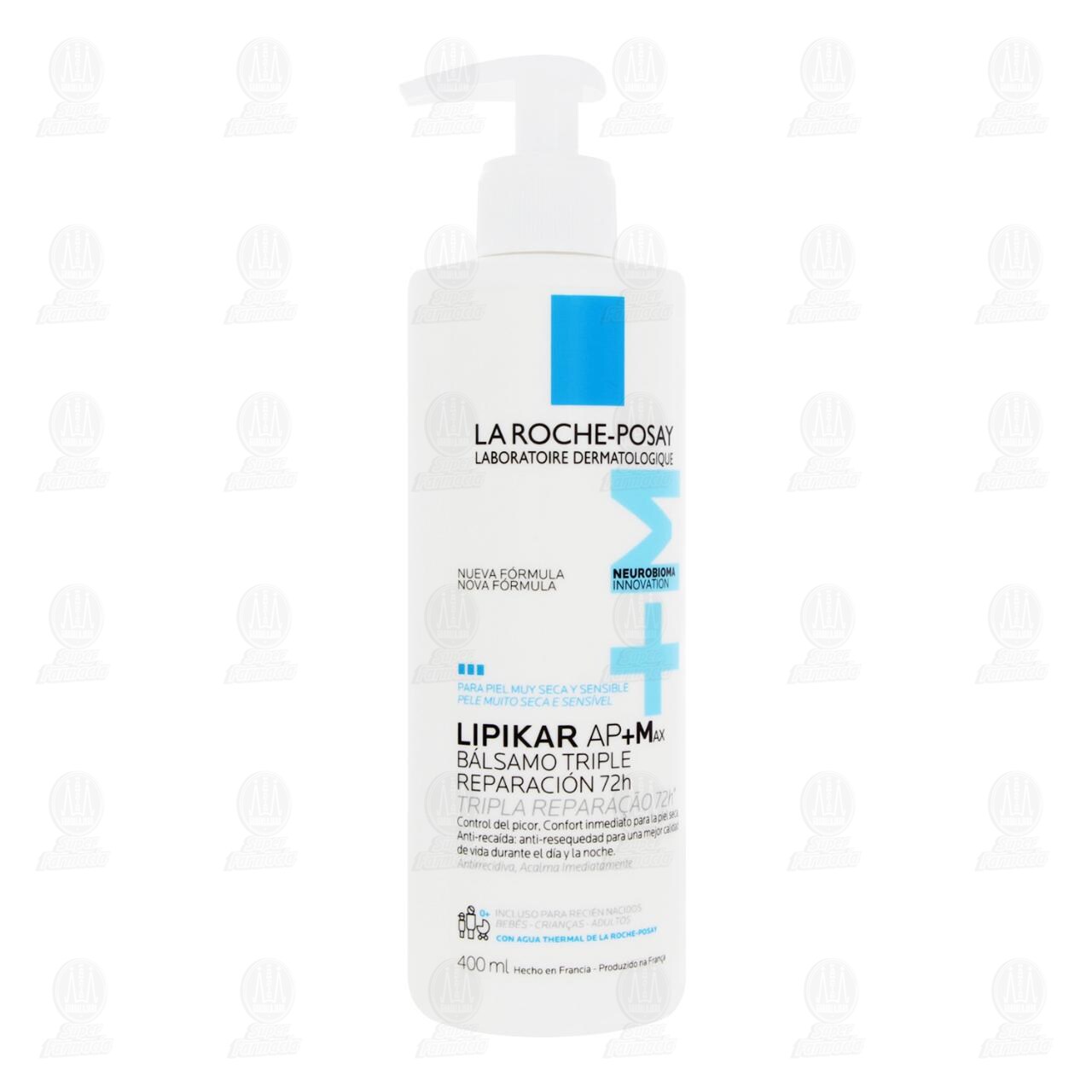 La Roche Posay B&aacute;lsamo Lipikar AP+Max Triple Reparaci&oacute;n, 400 ml. image number 0