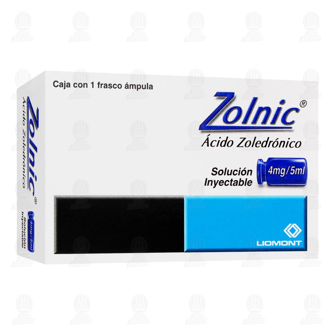 Zolnic Soluci&oacute;n Inyectable 4mg/5ml, 1 Frasco &Aacute;mpula. image number 0