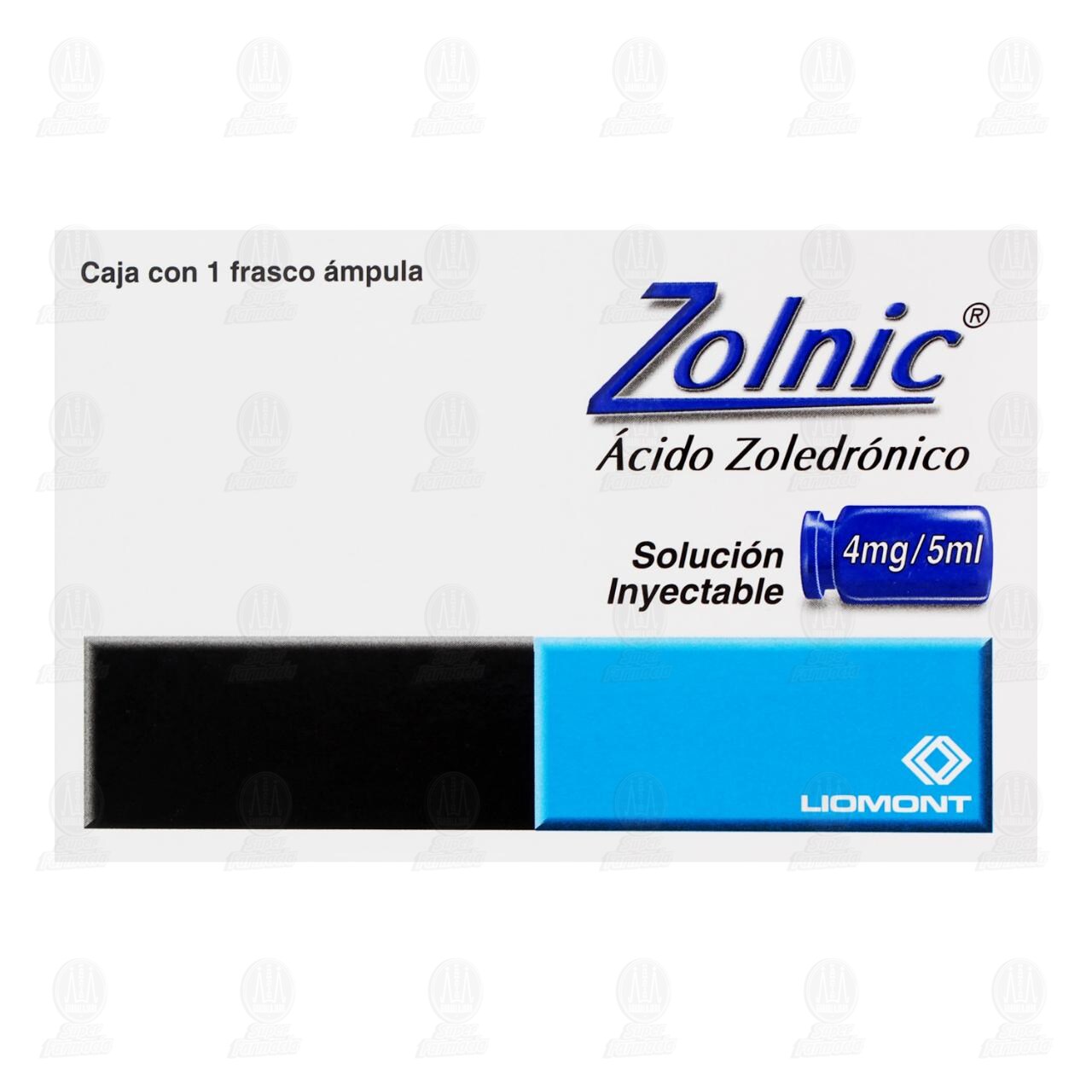 Zolnic Soluci&oacute;n Inyectable 4mg/5ml, 1 Frasco &Aacute;mpula. image number 1