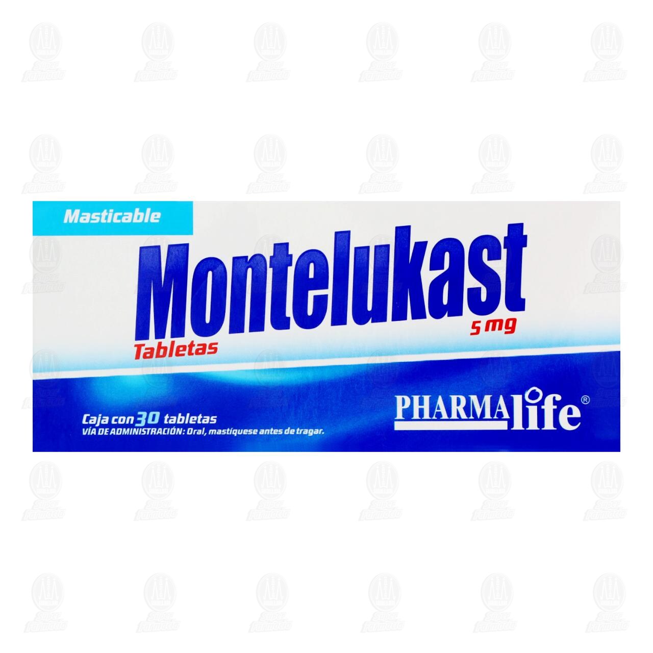 Montelukast 5 mg, 30 Tabletas Pharmalife. image number 1