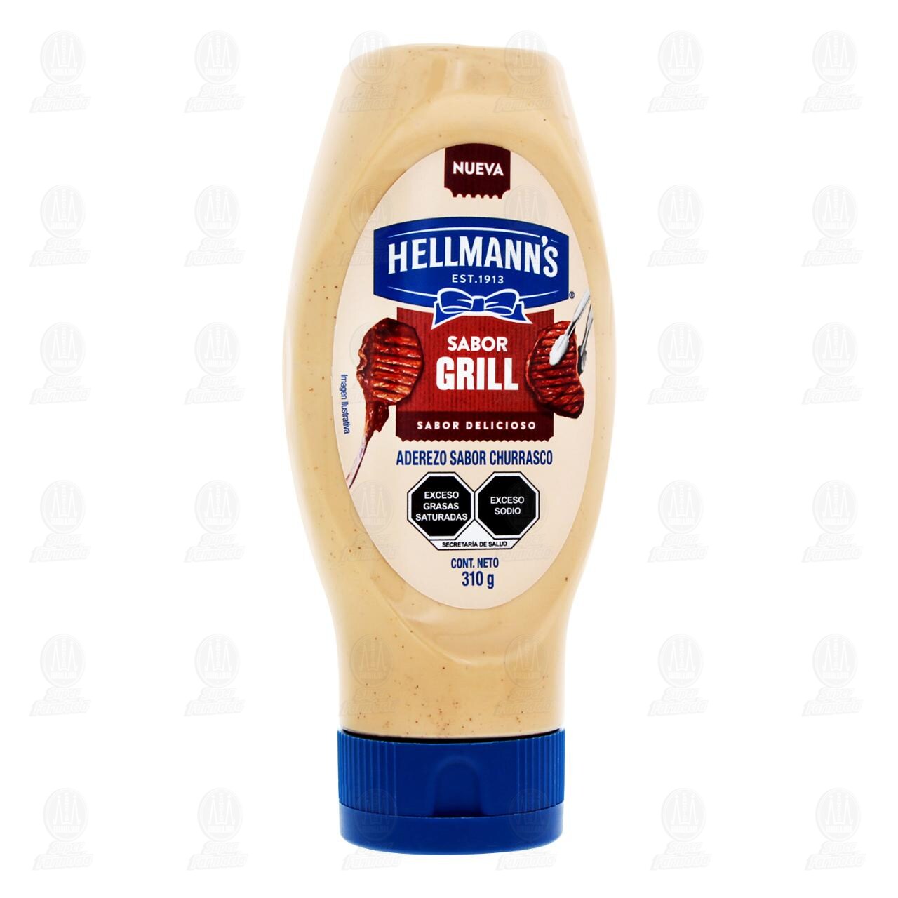 Aderezo Hellmann's Sabor Grill, 310 gr.