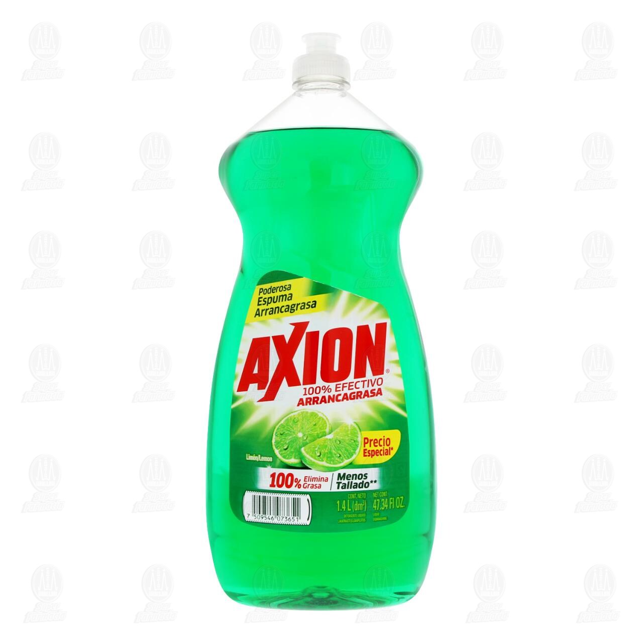Lavatrastes L&iacute;quido Axion Lim&oacute;n, 1.4 l. image number 1
