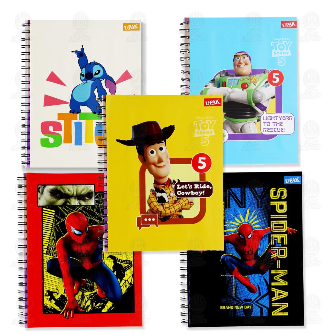 Cuaderno U-Pak Cuadro Chico Varios Modelos, 1 pz. image number 2
